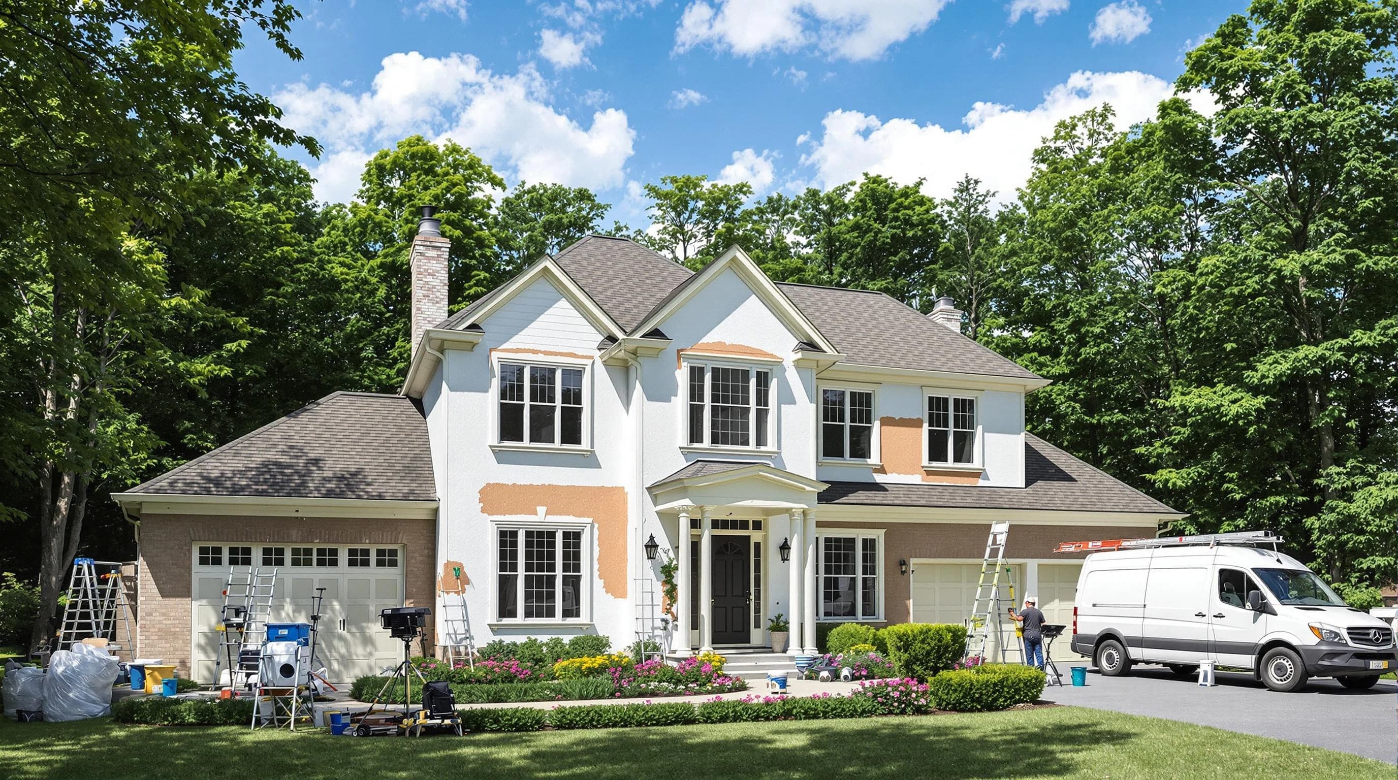 Bay Village House Painters painting equipment